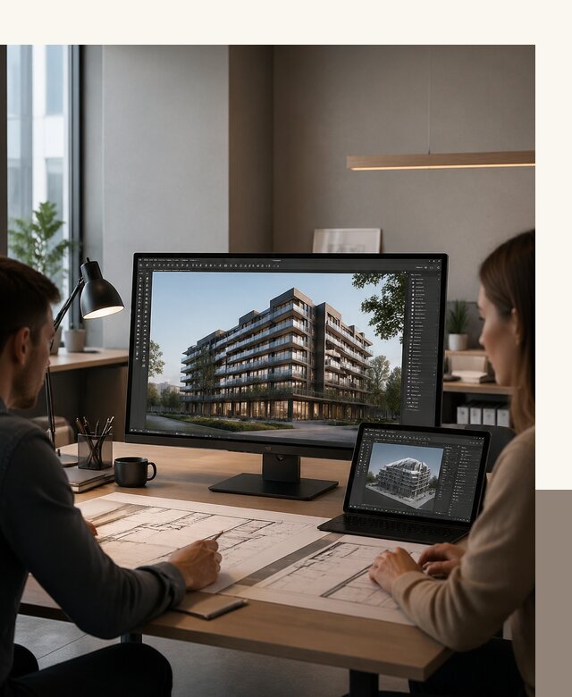 3D визуализация архитектуры и объектов строительства в Зеленодольске