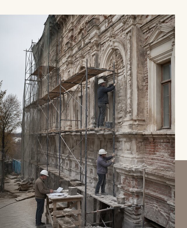 Реставрация объектов культурного наследия под ключ в Зеленодольске